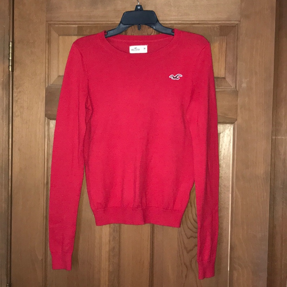 Red Hollister Sweater